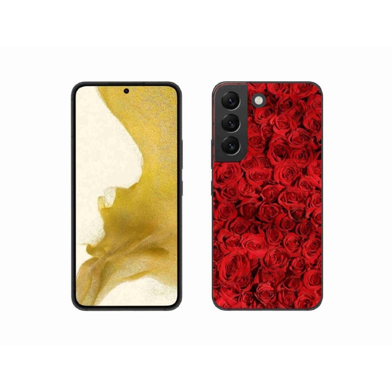 Gelový kryt mmCase na mobil Samsung Galaxy S22 5G - růže