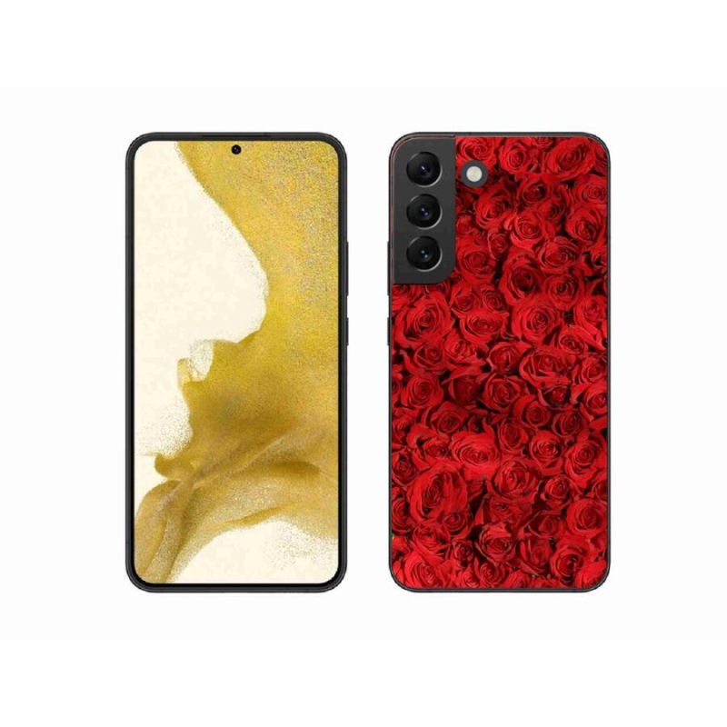 Gelový kryt mmCase na mobil Samsung Galaxy S22+ 5G - růže
