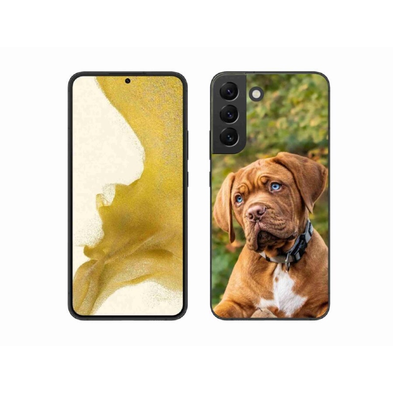 Gelový kryt mmCase na mobil Samsung Galaxy S22+ 5G - štěně