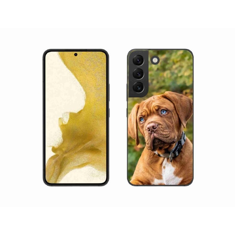 Gelový kryt mmCase na mobil Samsung Galaxy S22 5G - štěně