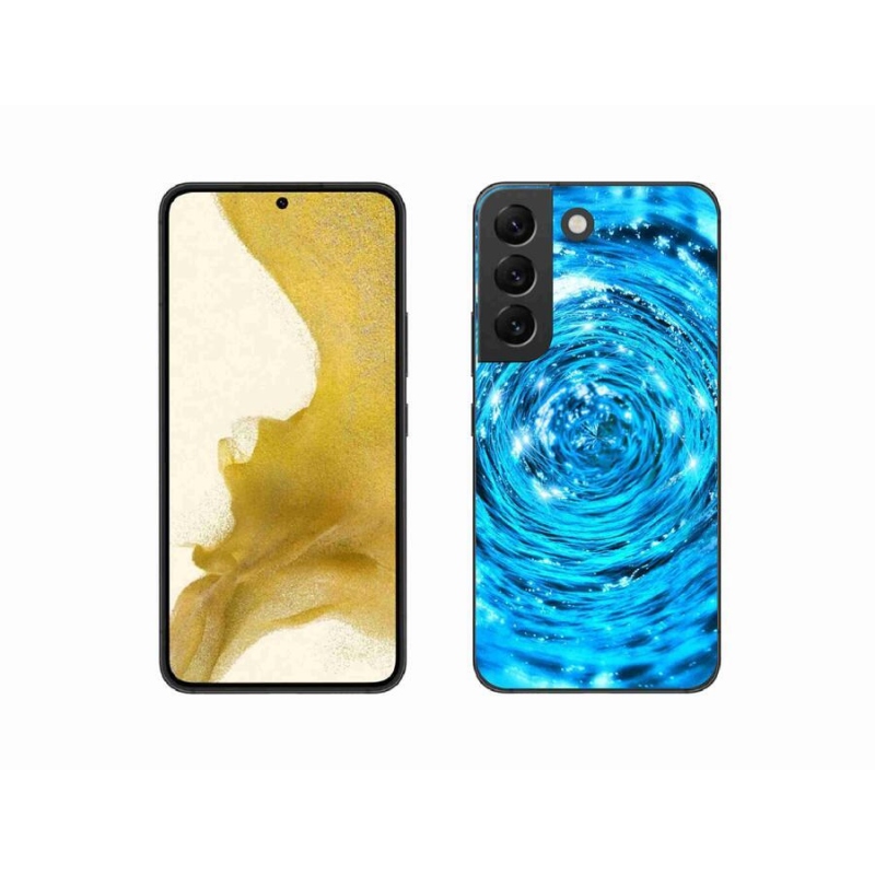 Gelový kryt mmCase na mobil Samsung Galaxy S22 5G - vodní vír