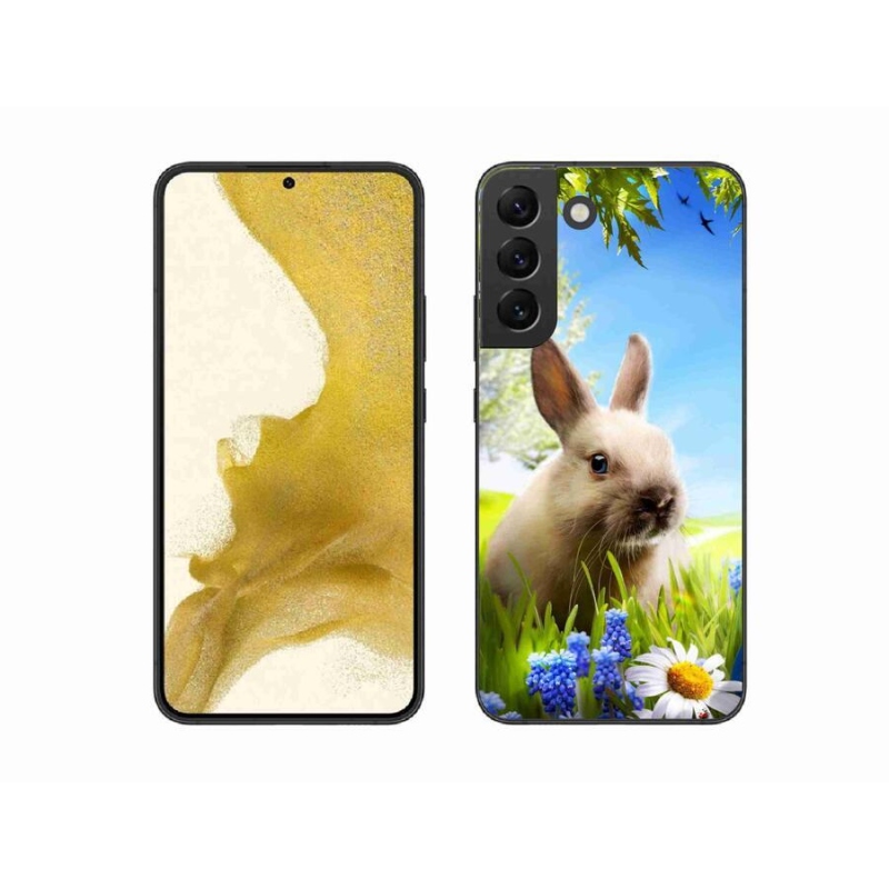 Gelový kryt mmCase na mobil Samsung Galaxy S22+ 5G - zajíček