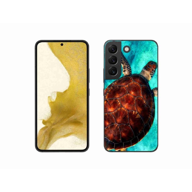 Gelový kryt mmCase na mobil Samsung Galaxy S22 5G - želva