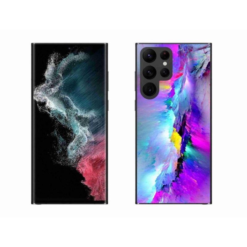 Gelový kryt mmCase na mobil Samsung Galaxy S22 Ultra 5G - abstrakt