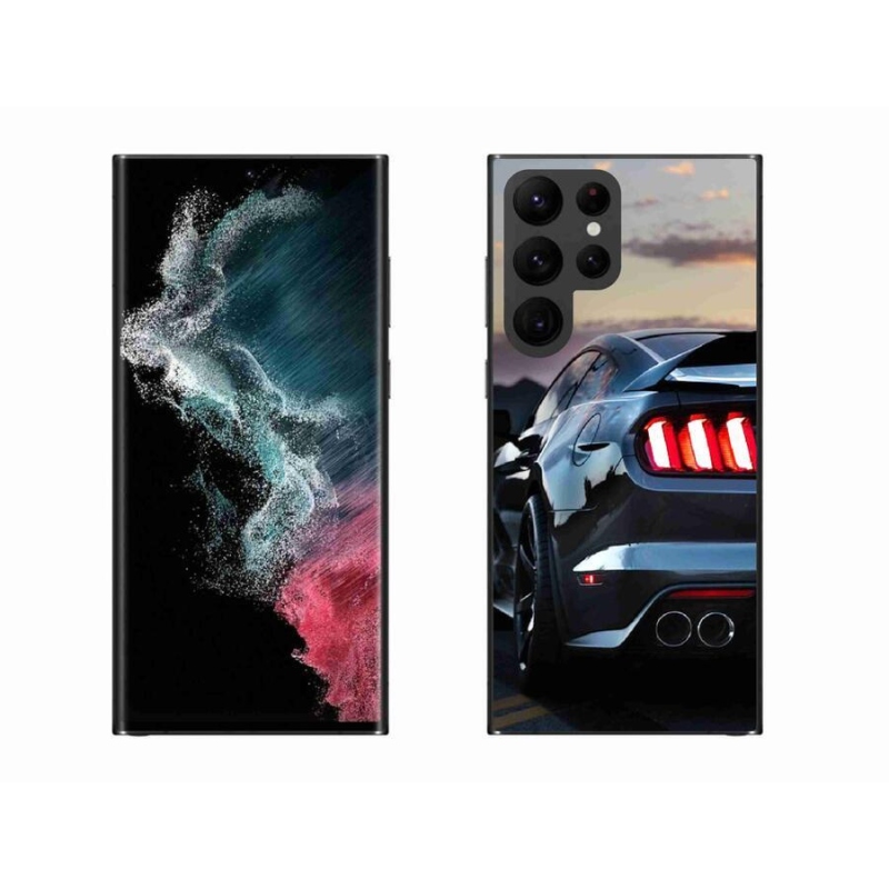 Gelový kryt mmCase na mobil Samsung Galaxy S22 Ultra 5G - auto 7