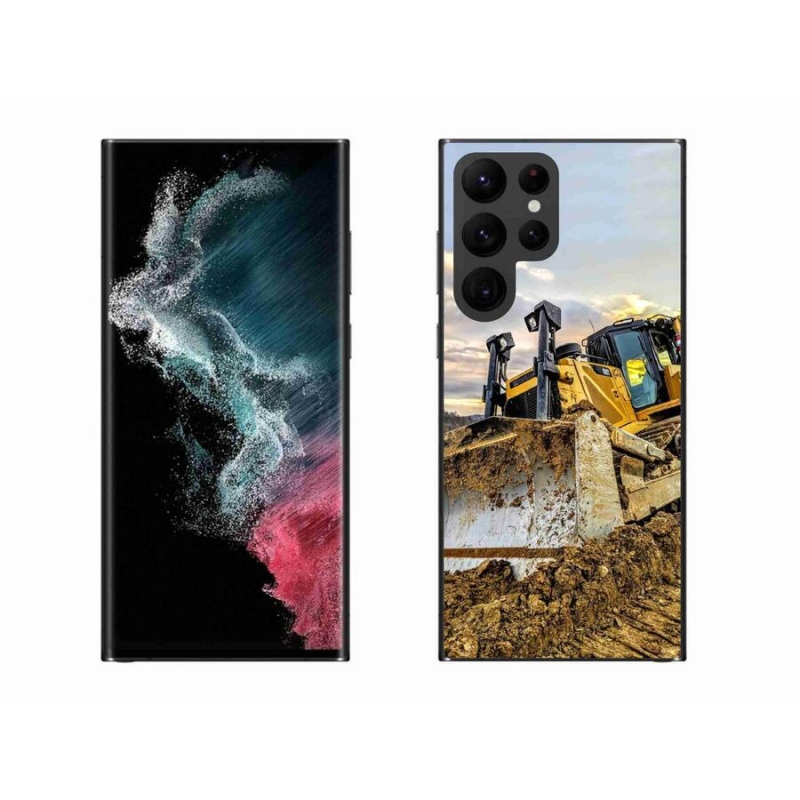 Gelový kryt mmCase na mobil Samsung Galaxy S22 Ultra 5G - bagr