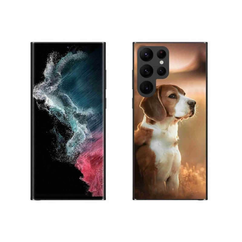 Gelový kryt mmCase na mobil Samsung Galaxy S22 Ultra 5G - bígl