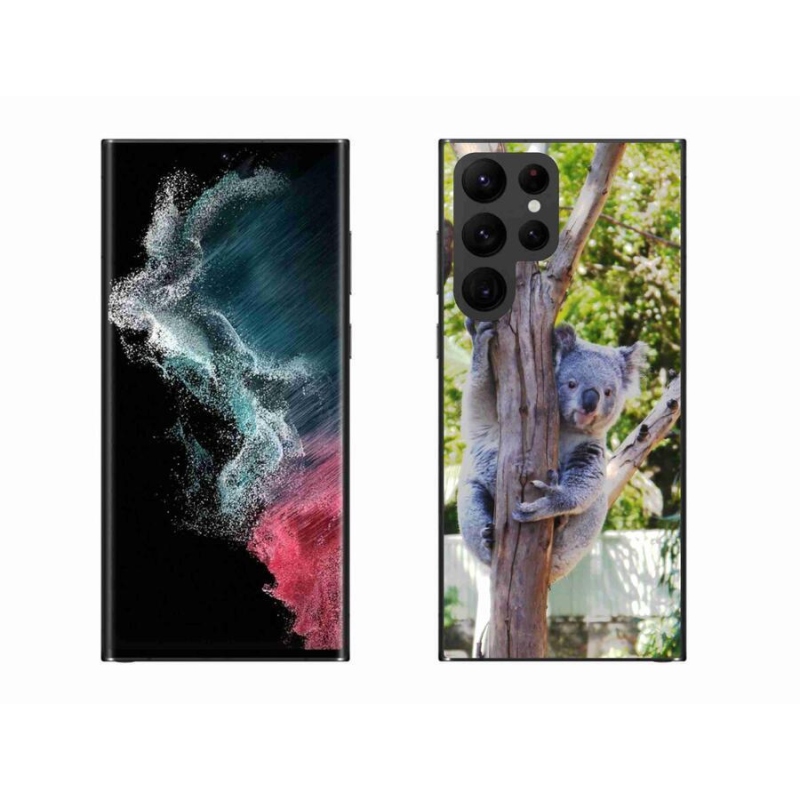 Gelový kryt mmCase na mobil Samsung Galaxy S22 Ultra 5G - koala