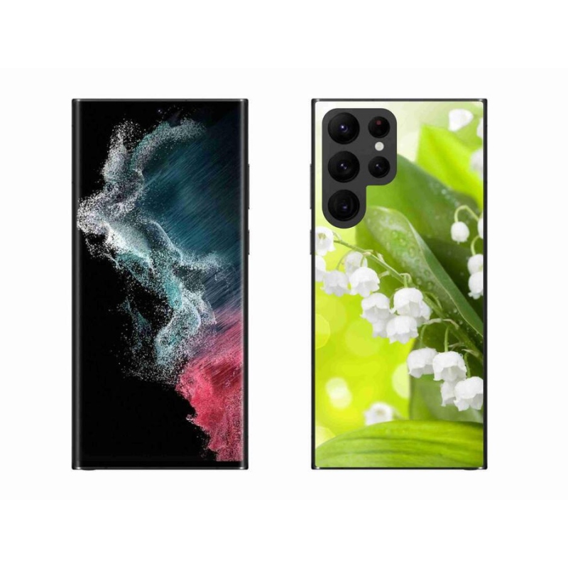 Gelový kryt mmCase na mobil Samsung Galaxy S22 Ultra 5G - konvalinka