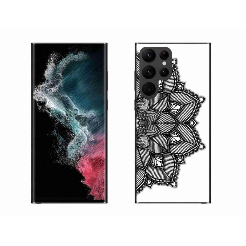 Gelový kryt mmCase na mobil Samsung Galaxy S22 Ultra 5G - mandala