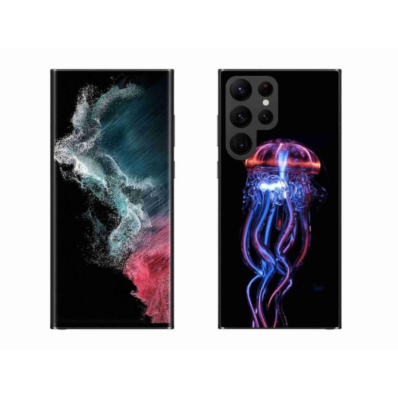 Gelový kryt mmCase na mobil Samsung Galaxy S22 Ultra 5G - medúza