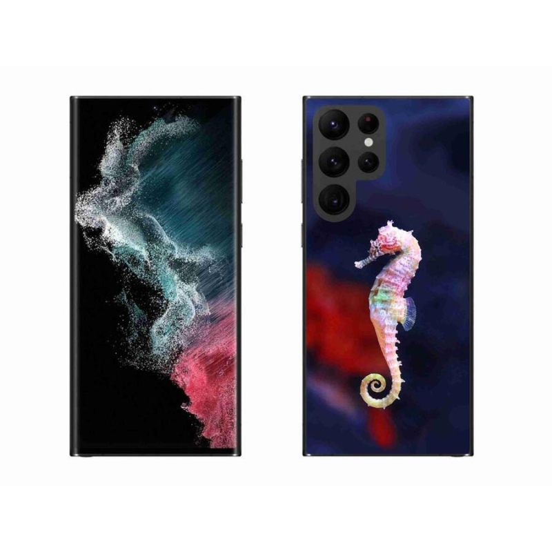 Gelový kryt mmCase na mobil Samsung Galaxy S22 Ultra 5G - mořský koník