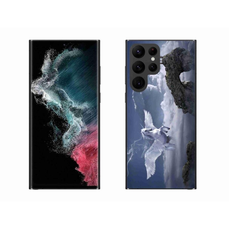 Gelový kryt mmCase na mobil Samsung Galaxy S22 Ultra 5G - pegas