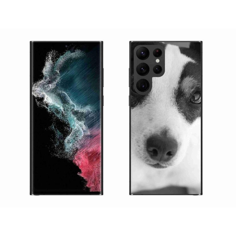 Gelový kryt mmCase na mobil Samsung Galaxy S22 Ultra 5G - pes