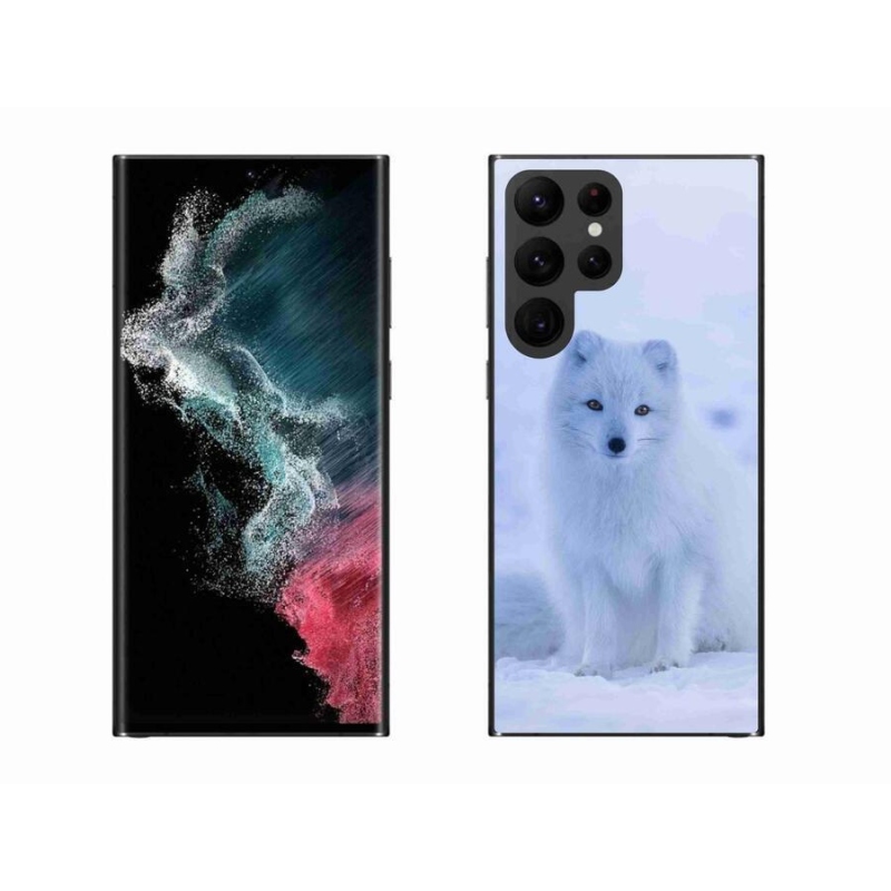 Gelový kryt mmCase na mobil Samsung Galaxy S22 Ultra 5G - polární liška