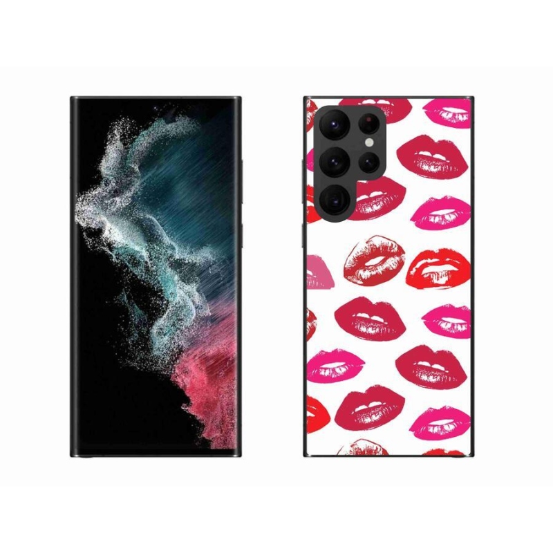 Gelový kryt mmCase na mobil Samsung Galaxy S22 Ultra 5G - rty