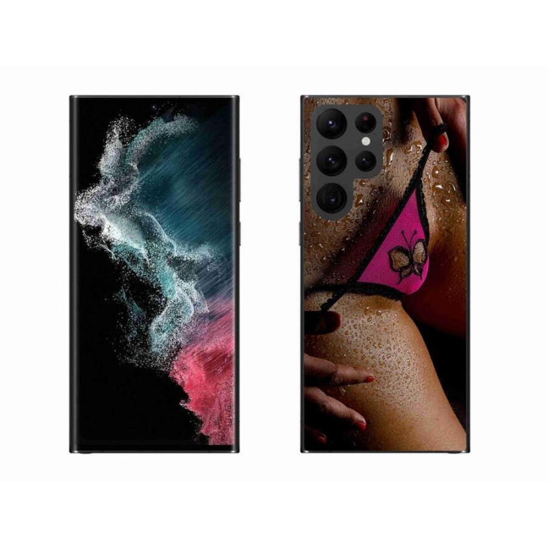 Gelový kryt mmCase na mobil Samsung Galaxy S22 Ultra 5G - sexy žena