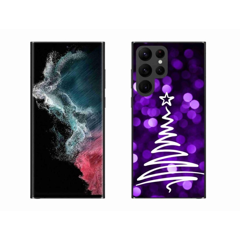 Gelový kryt mmCase na mobil Samsung Galaxy S22 Ultra 5G - stromek