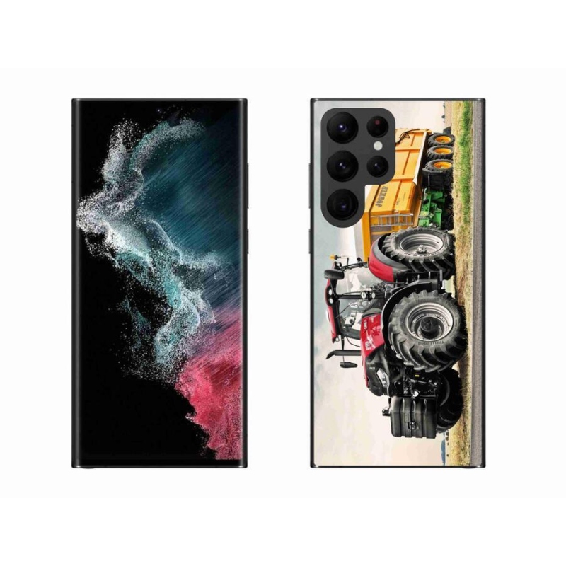 Gelový kryt mmCase na mobil Samsung Galaxy S22 Ultra 5G - traktor 3