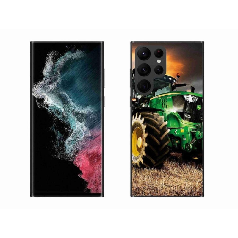 Gelový kryt mmCase na mobil Samsung Galaxy S22 Ultra 5G - traktor