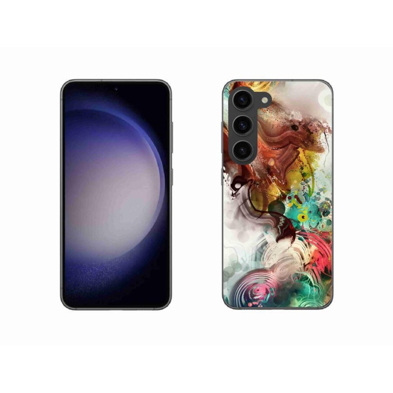 Gelový kryt mmCase na mobil Samsung Galaxy S23 5G - abstrakt 1
