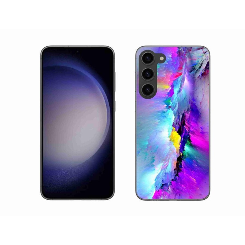 Gelový kryt mmCase na mobil Samsung Galaxy S23+ 5G - abstrakt