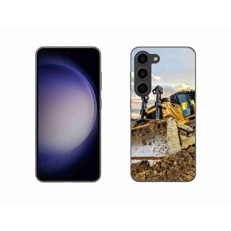 Gelový kryt mmCase na mobil Samsung Galaxy S23 5G - bagr