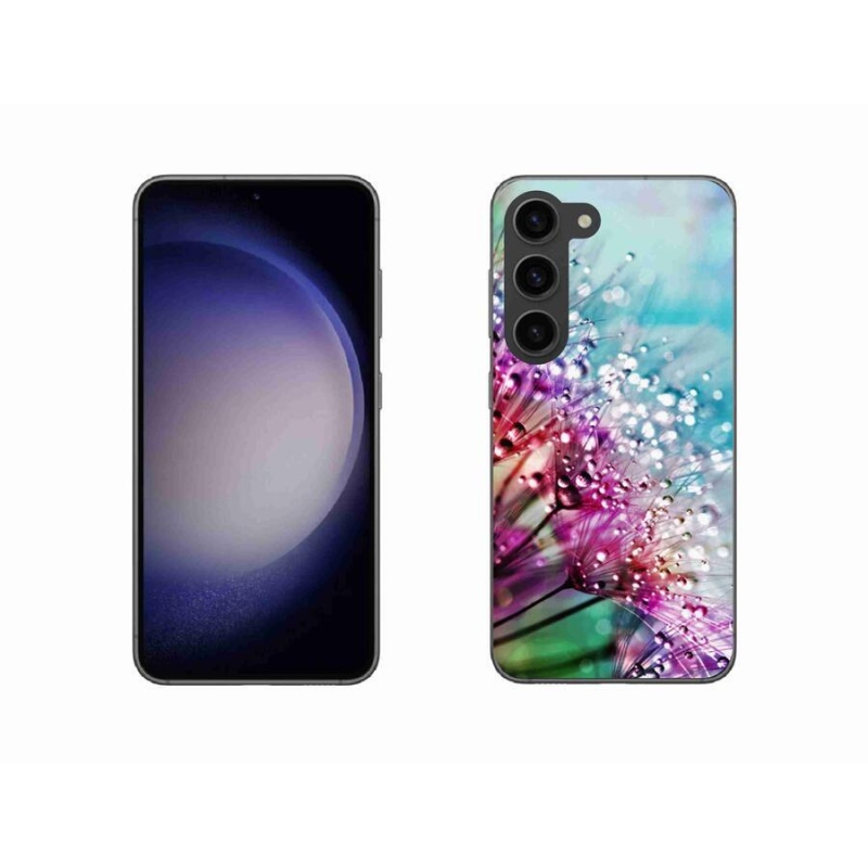 Gelový kryt mmCase na mobil Samsung Galaxy S23 5G - barevné květy