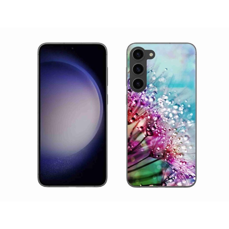 Gelový kryt mmCase na mobil Samsung Galaxy S23+ 5G - barevné květy