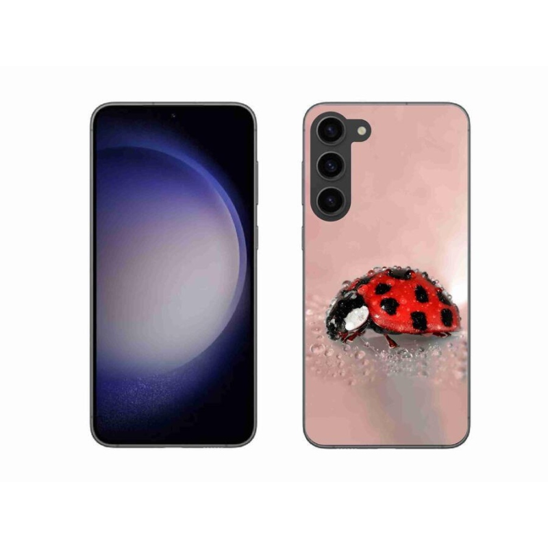 Gelový kryt mmCase na mobil Samsung Galaxy S23+ 5G - beruška