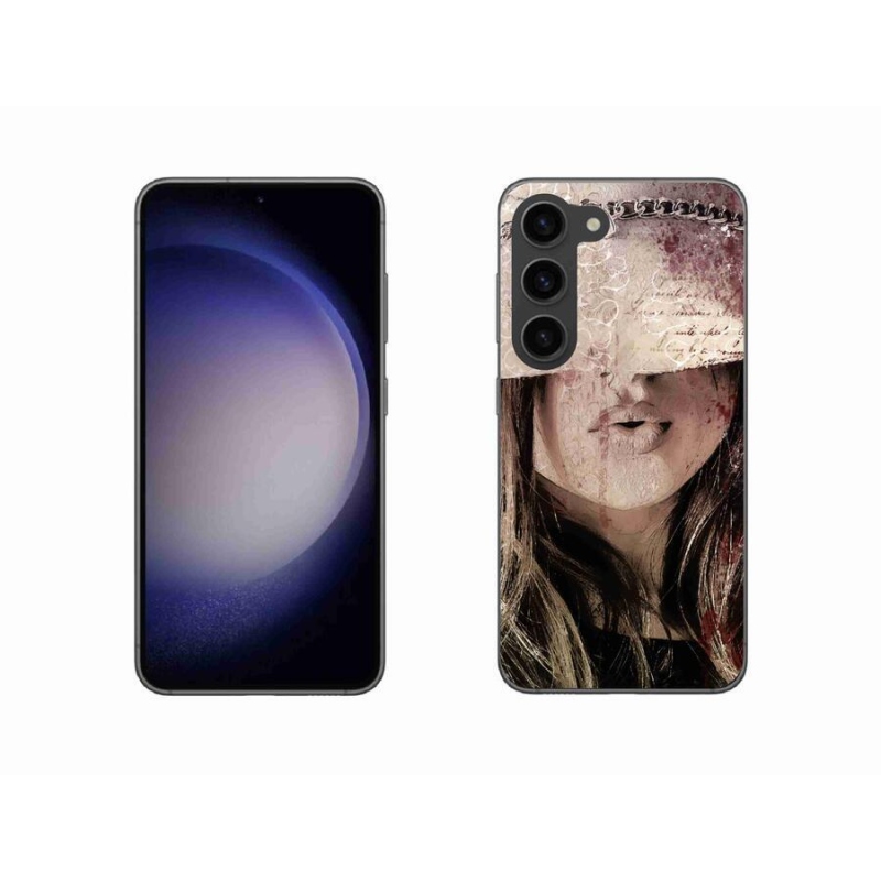 Gelový kryt mmCase na mobil Samsung Galaxy S23 5G - dívka