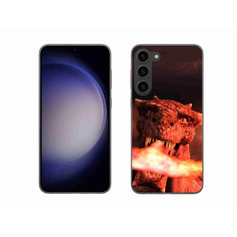 Gelový kryt mmCase na mobil Samsung Galaxy S23+ 5G - drak