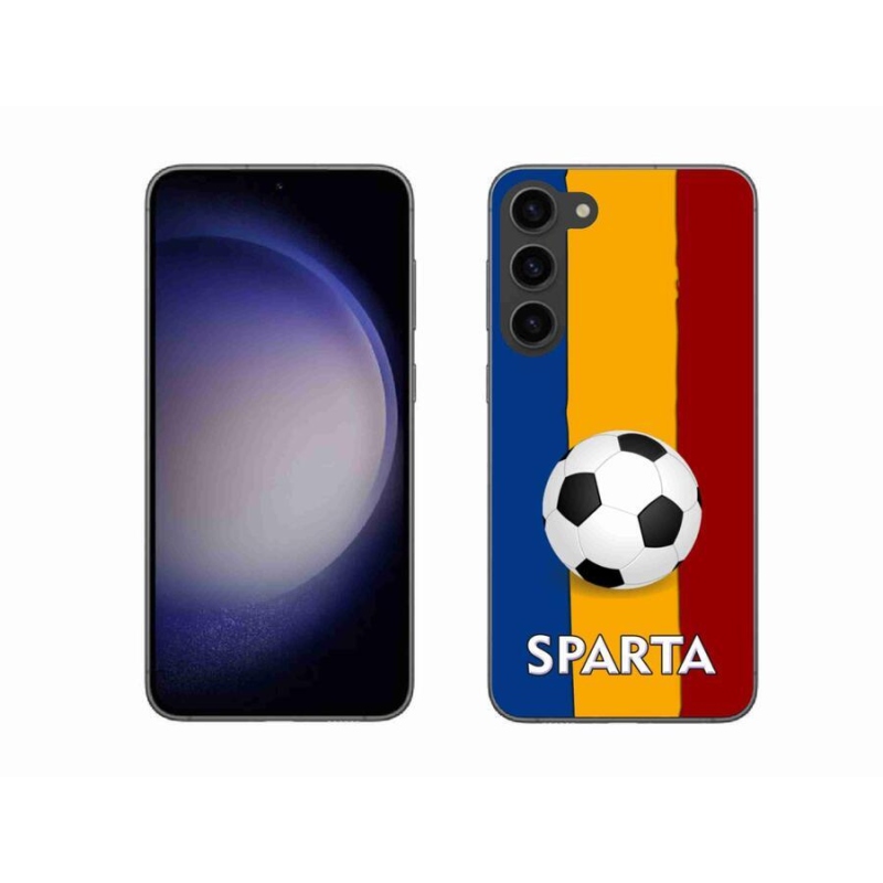 Gelový kryt mmCase na mobil Samsung Galaxy S23+ 5G - fotbal 1