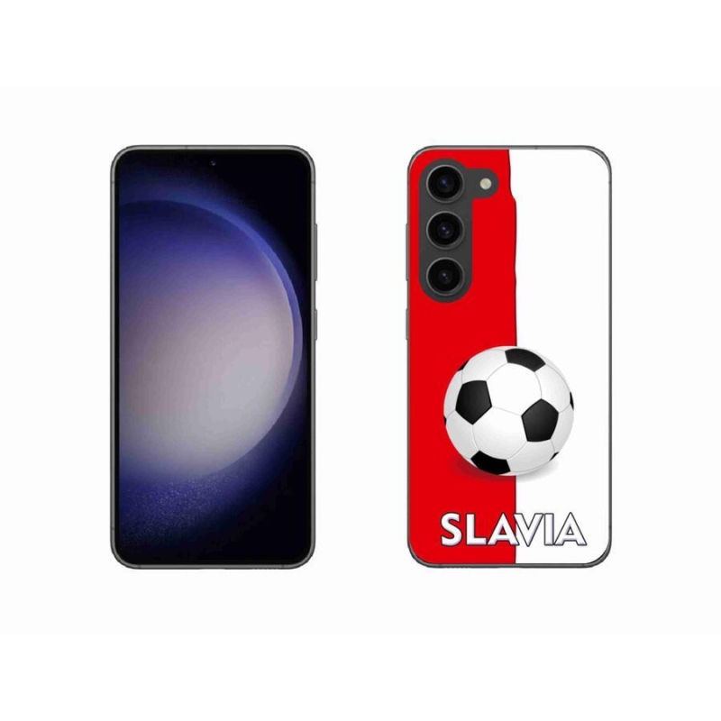 Gelový kryt mmCase na mobil Samsung Galaxy S23 5G - fotbal 2