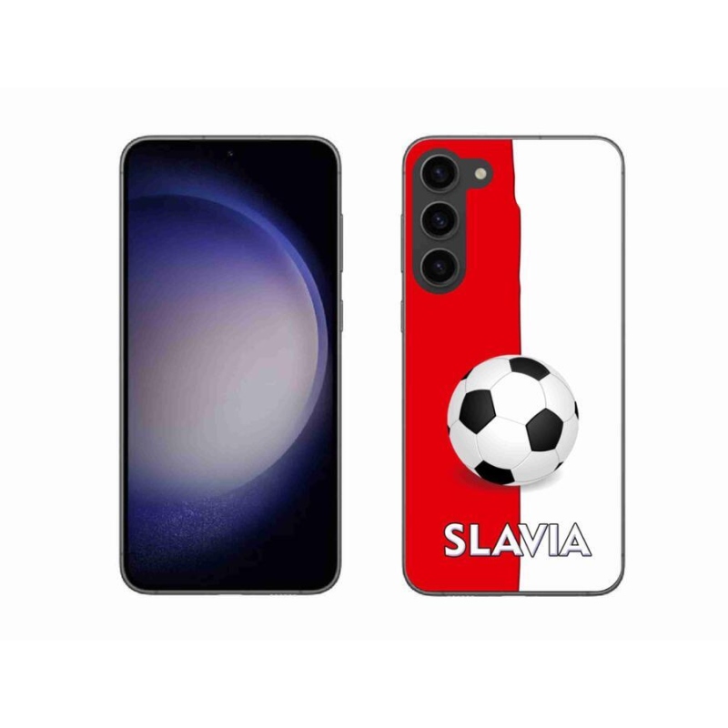 Gelový kryt mmCase na mobil Samsung Galaxy S23+ 5G - fotbal 2