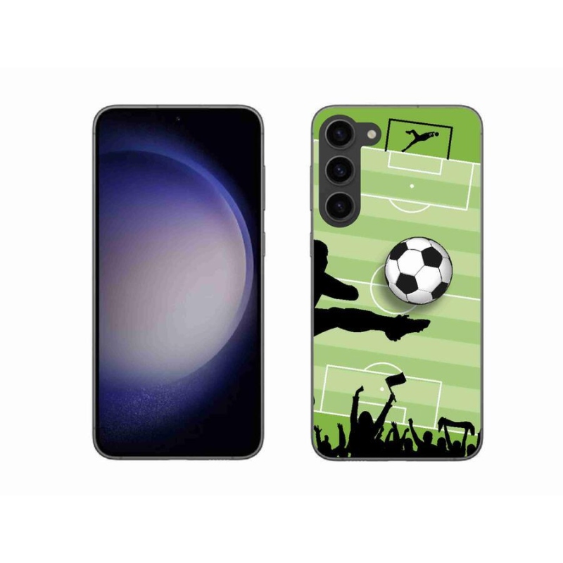 Gelový kryt mmCase na mobil Samsung Galaxy S23+ 5G - fotbal 3