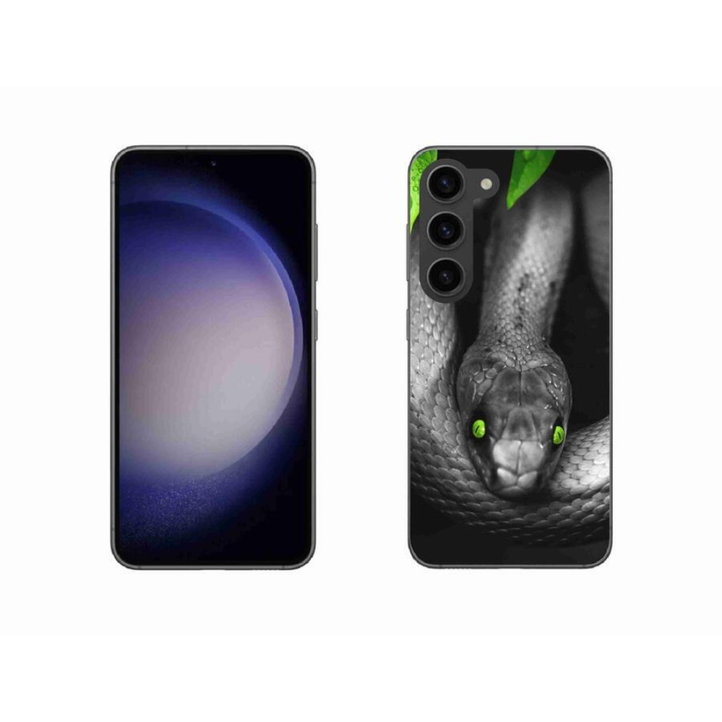 Gelový kryt mmCase na mobil Samsung Galaxy S23 5G - had