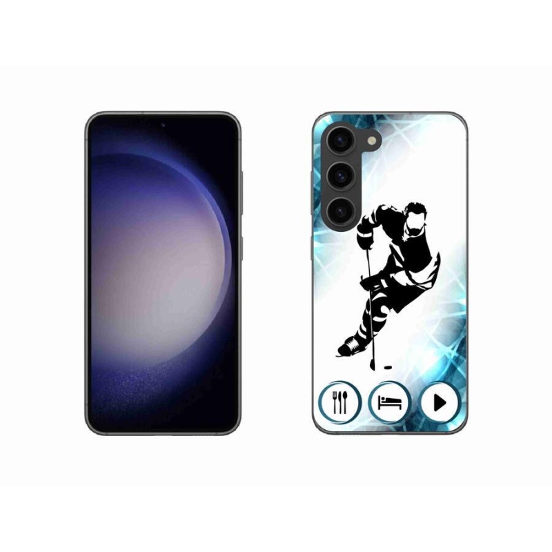 Gelový kryt mmCase na mobil Samsung Galaxy S23 5G - hokej 1