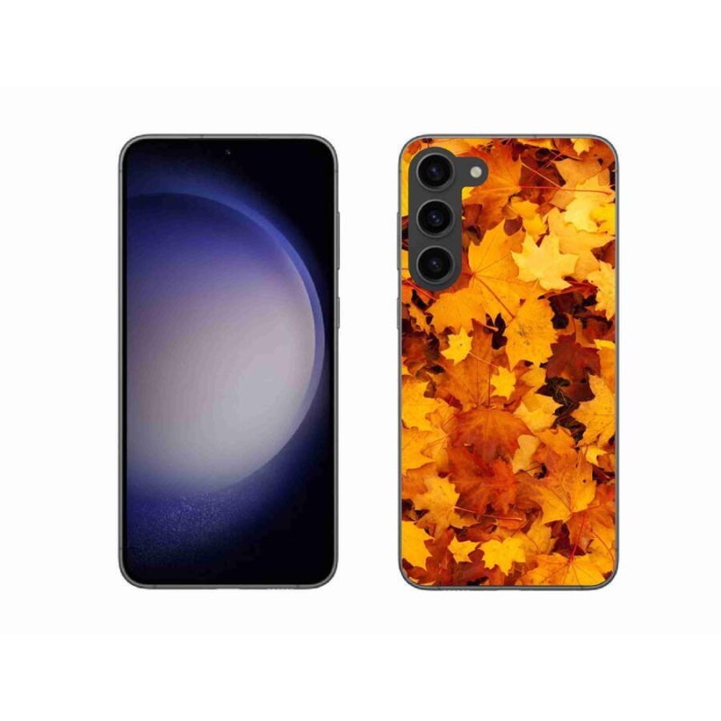 Gelový kryt mmCase na mobil Samsung Galaxy S23+ 5G - javorové listy