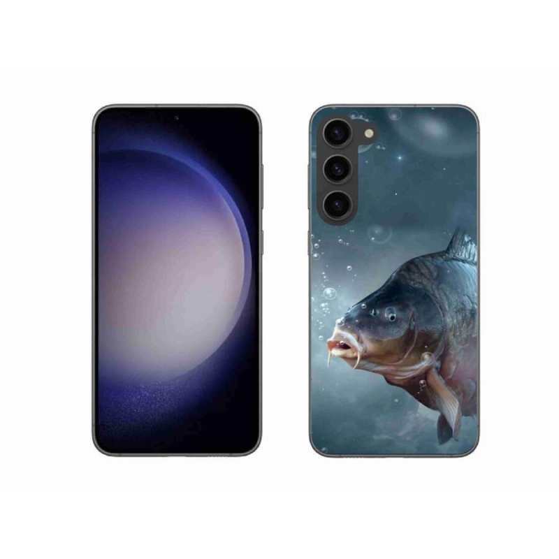 Gelový kryt mmCase na mobil Samsung Galaxy S23+ 5G - kapr a bublinky