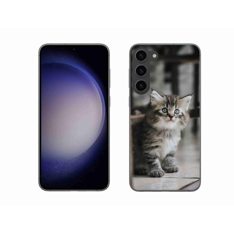 Gelový kryt mmCase na mobil Samsung Galaxy S23+ 5G - koťátko