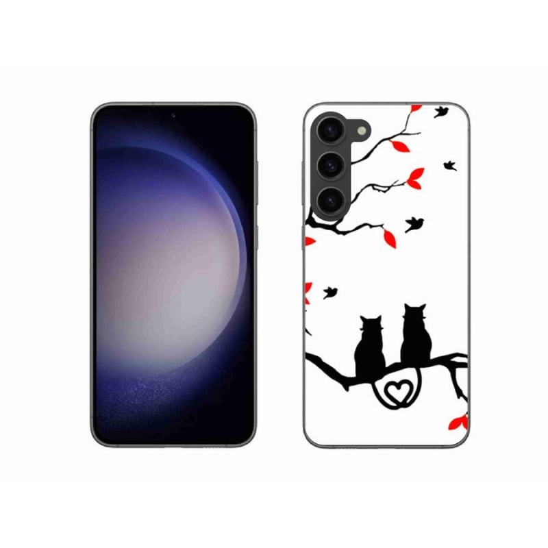 Gelový kryt mmCase na mobil Samsung Galaxy S23+ 5G - kočičí láska