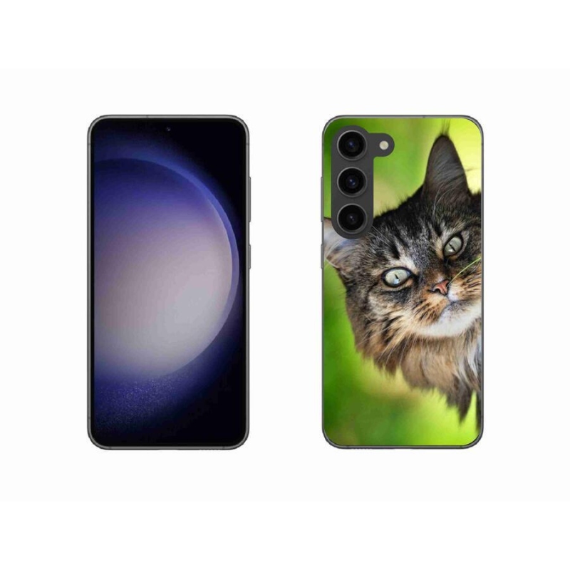 Gelový kryt mmCase na mobil Samsung Galaxy S23 5G - kočka 3