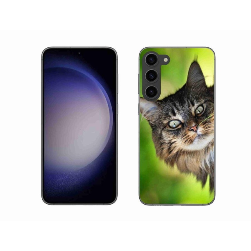 Gelový kryt mmCase na mobil Samsung Galaxy S23+ 5G - kočka 3