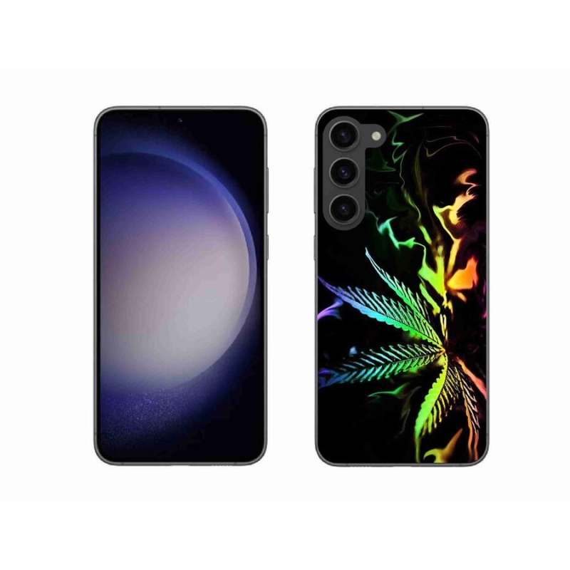 Gelový kryt mmCase na mobil Samsung Galaxy S23+ 5G - konopí 2