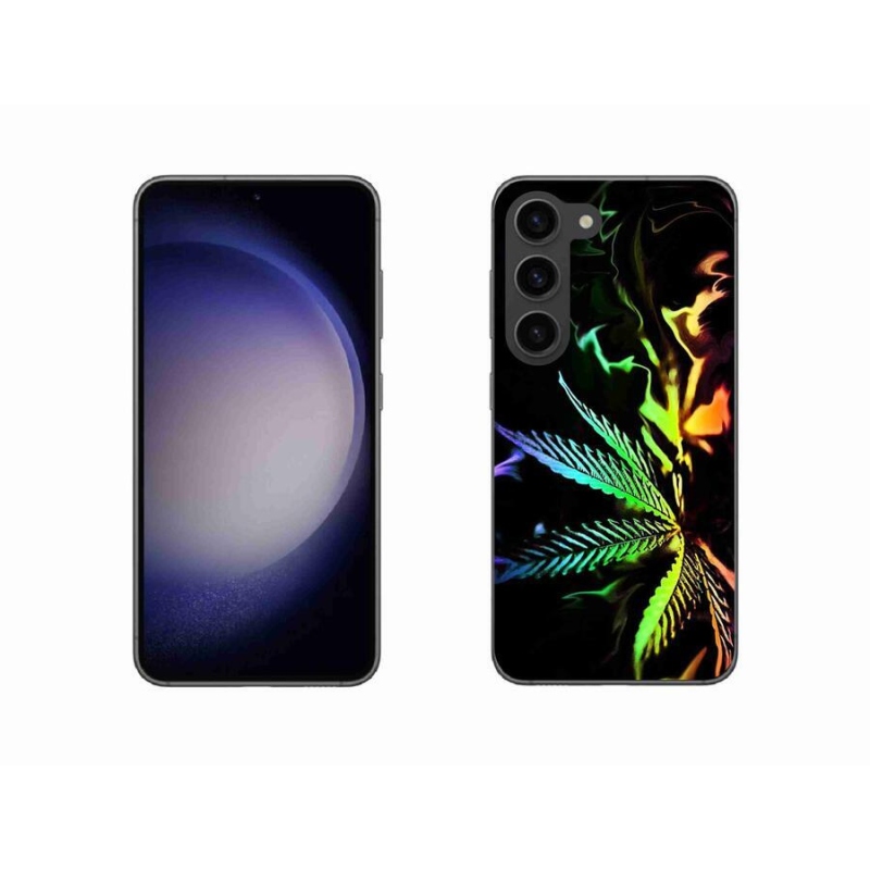 Gelový kryt mmCase na mobil Samsung Galaxy S23 5G - konopí 2