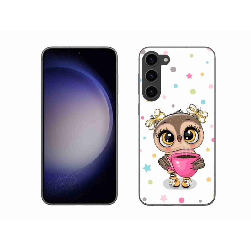 Gelový kryt mmCase na mobil Samsung Galaxy S23+ 5G - kreslená sovička