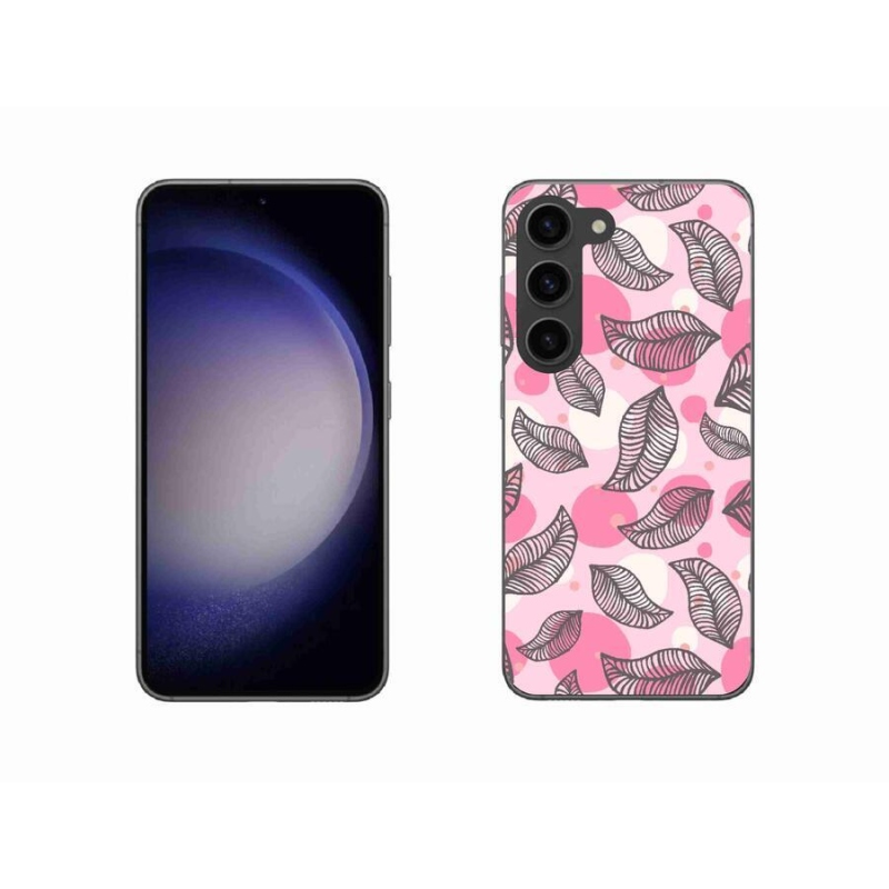 Gelový kryt mmCase na mobil Samsung Galaxy S23 5G - kreslené padající listy
