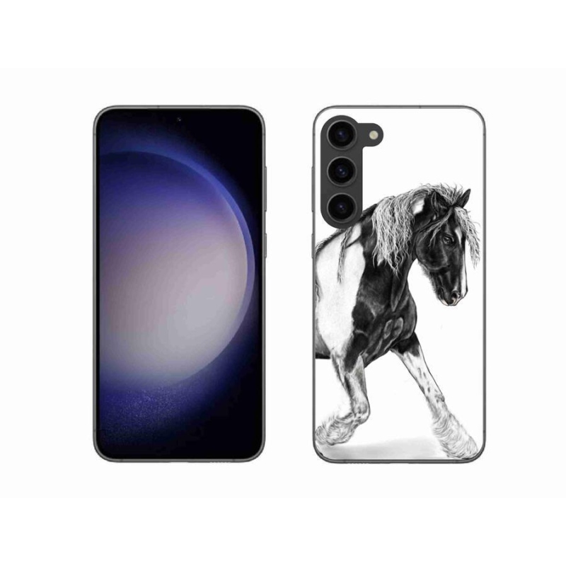 Gelový kryt mmCase na mobil Samsung Galaxy S23+ 5G - kůň