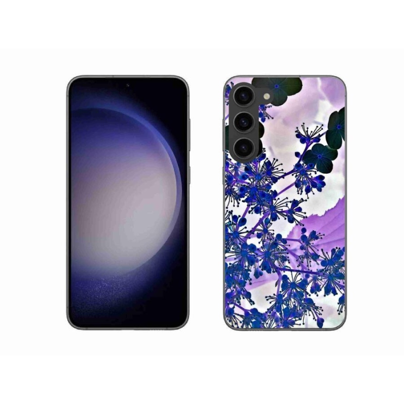 Gelový kryt mmCase na mobil Samsung Galaxy S23+ 5G - květ hortenzie